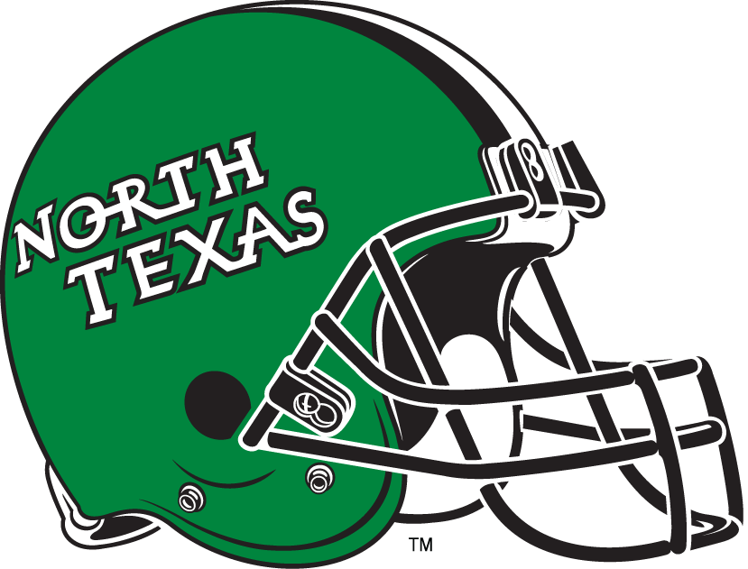 North Texas Mean Green 2005-Pres Helmet Logo iron on transfers for fabric
